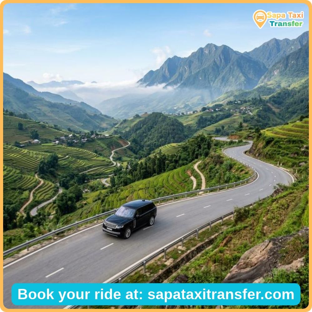 7-seat private car for Sapa to Cat Cat Village transfer