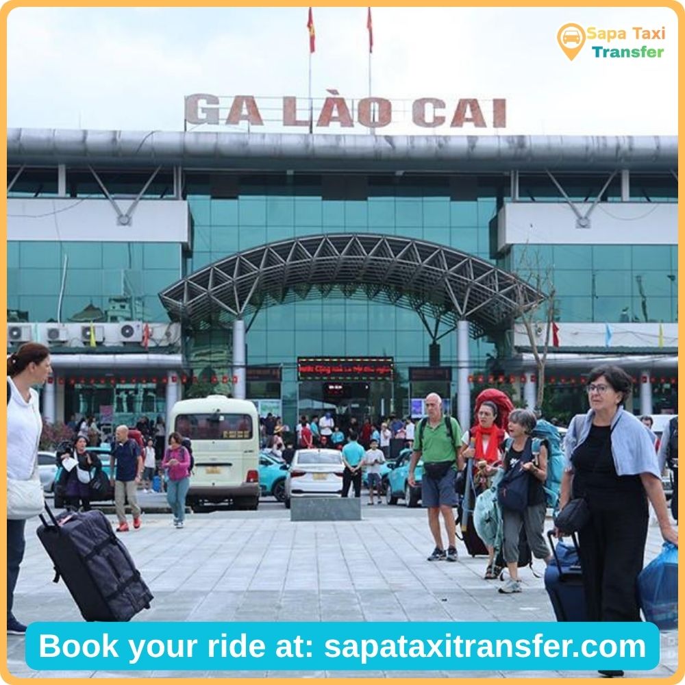Lao Cai Railway Station for travelers departing from Sapa