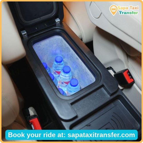 Limousine Hanoi Sapa – Private 9-Passenger Transfer 28 Limousine amenities with phone charging and drinking water