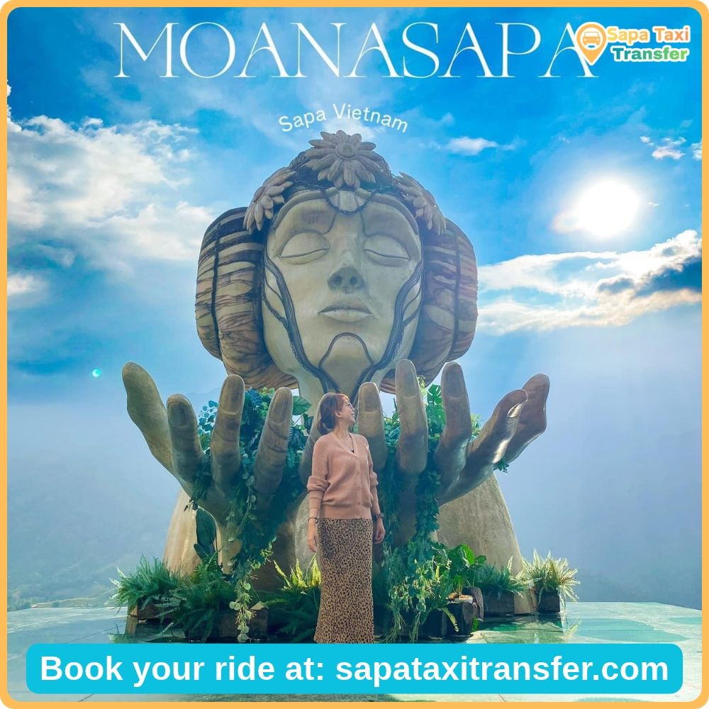 Optional private taxi trip from Sapa to Moana Sapa