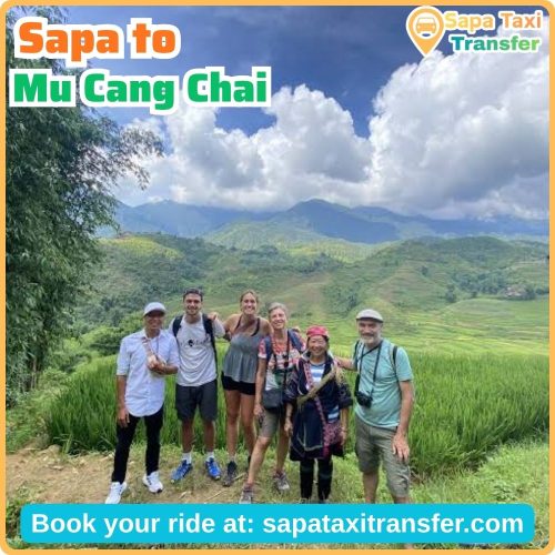 Private car for transfer from Sapa to Mu Cang Chai