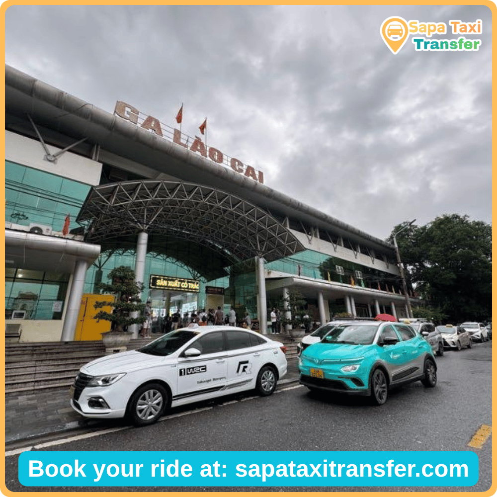 Private car pickup at Lao Cai Railway Station for transfer to Sapa