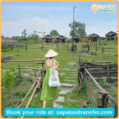 Sapa to Ta Van Village – Private Transfer 21 Đường từ Sapa đến làng Ta Van qua thung lũng Muong Hoa.