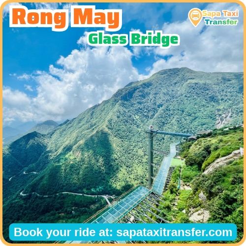 Rong May Glass Bridge Location in O Quy Ho Pass, Vietnam Sao chép alt
