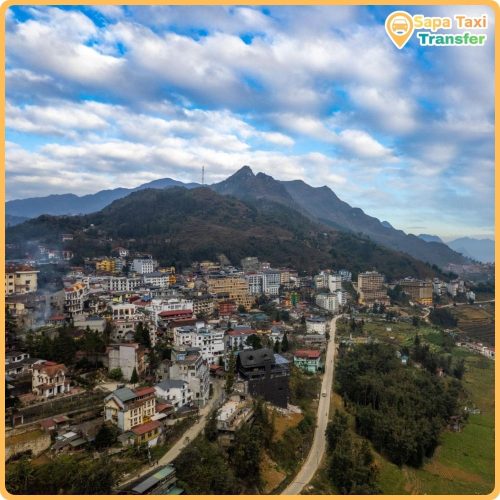 Sapa mountain town in northern Vietnam