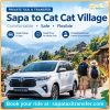 Sapa to Cat Cat Village Taxi – One-Way, Round-Trip & Sightseeing 17 Sapa to Cat Cat Village private taxi transfer