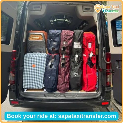 Limousine Hanoi Sapa – Private 9-Passenger Transfer 27 Spacious passenger cabin in a private Hanoi Sapa limousine
