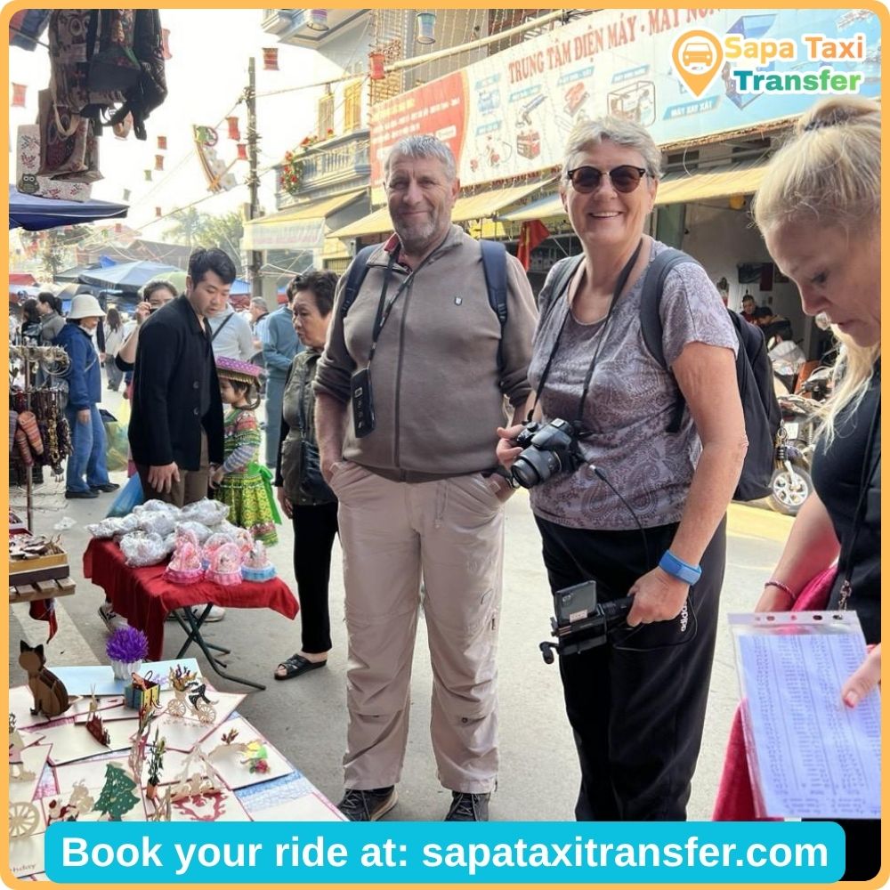 2-Day Bac Ha Private Car Tour from Sapa: Villages, Homestay & Sunday Market 11 tourists-exploring-bac-ha-sunday-market